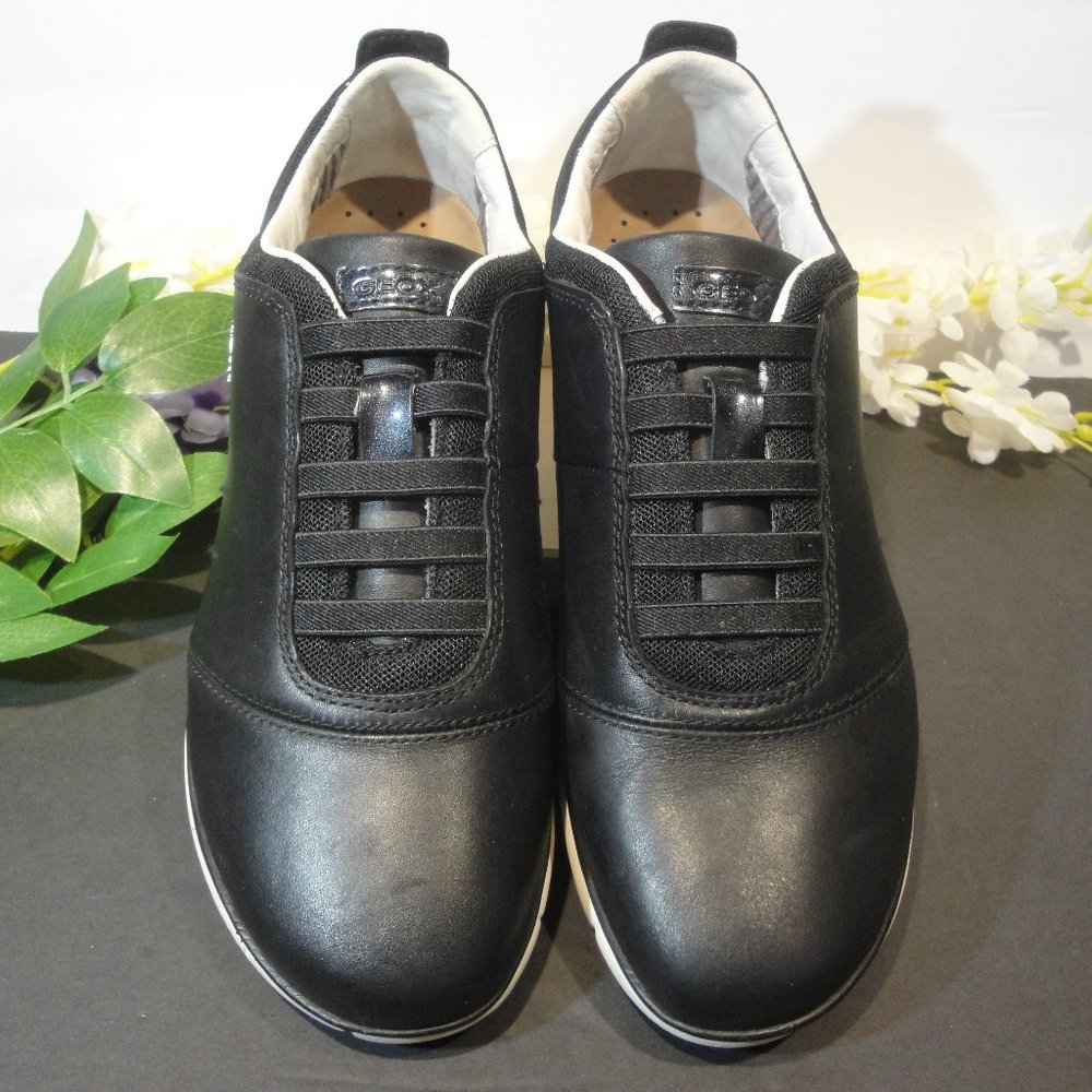 Geox Respira Net Breathing System Black Sneakers Size… - Gem